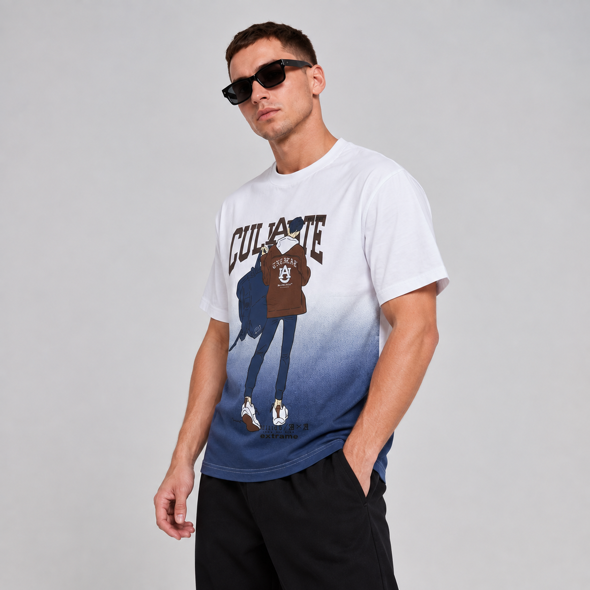 White, Navy