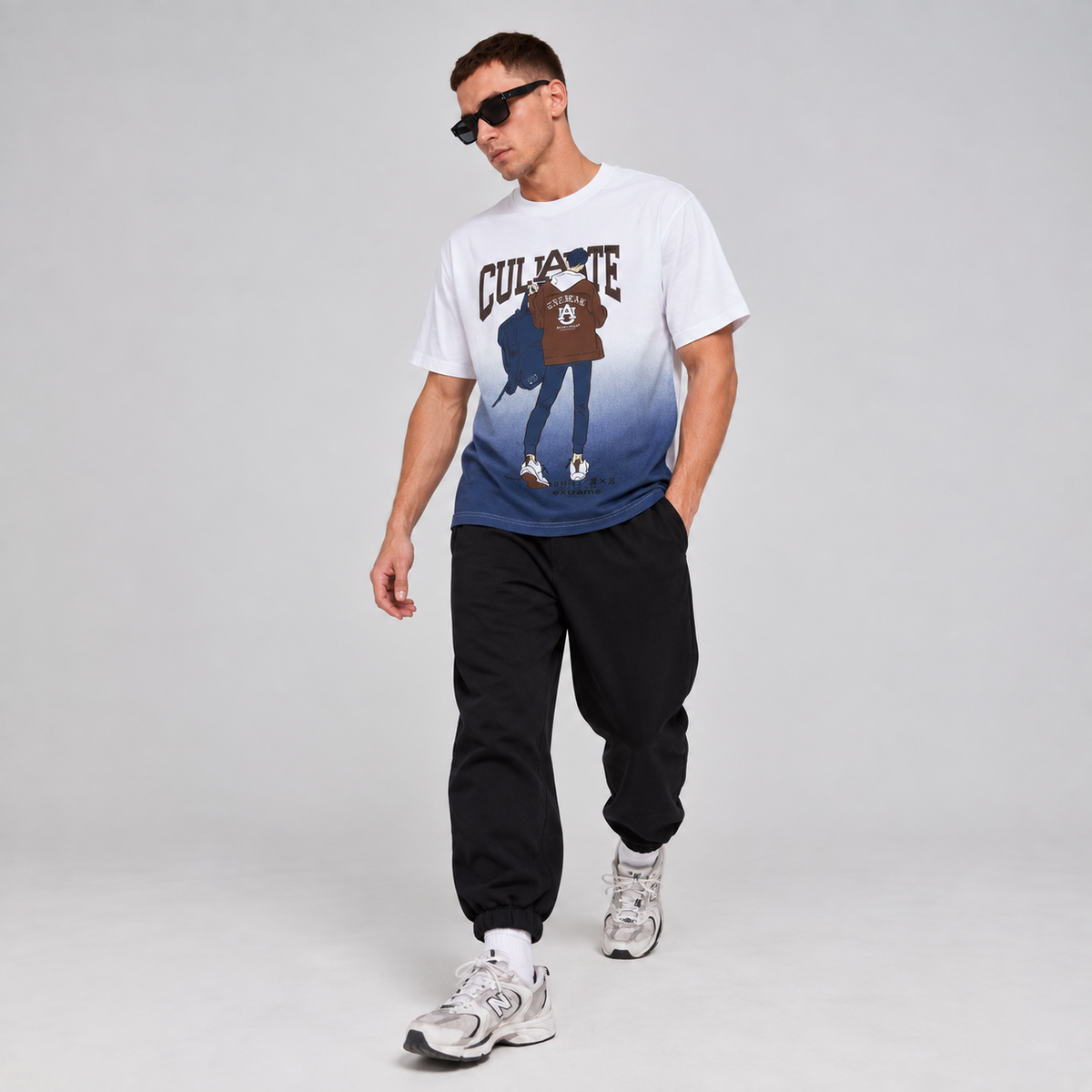 White, Navy