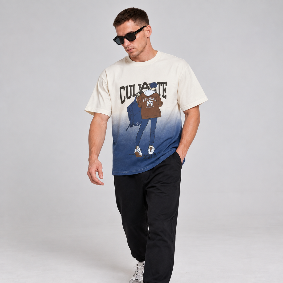 Off White, Navy
