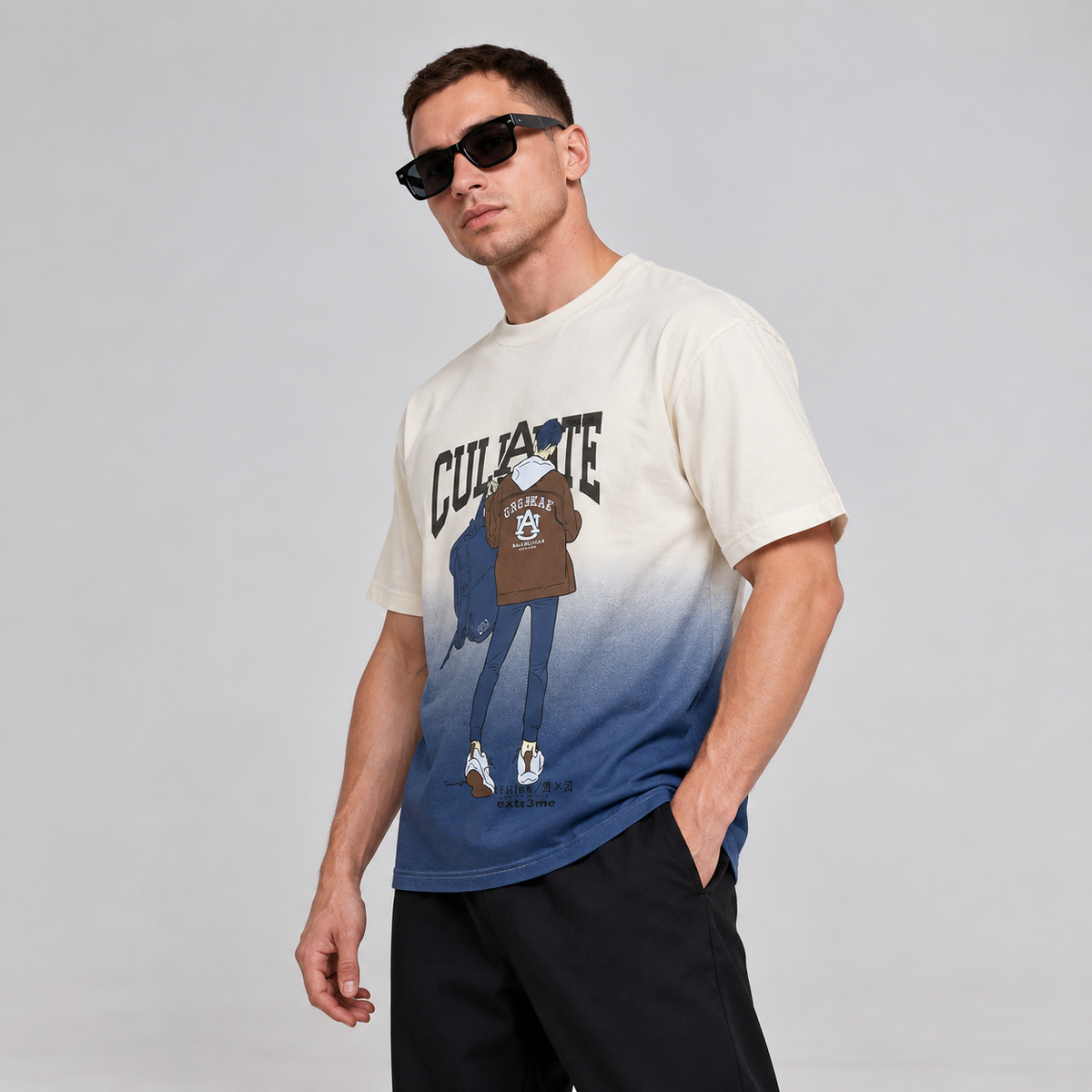 Off White, Navy